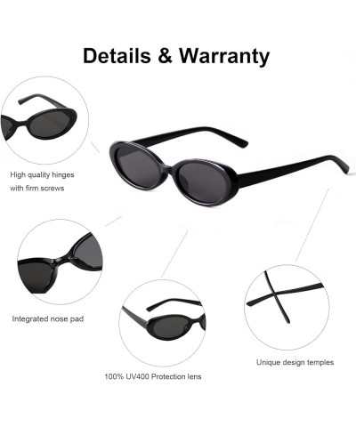 Tiny Small 90s Sunglasses for Women Men Retro Oval Tinted Glasses Tortoise $13.19 Goggle