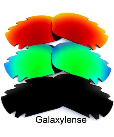 Replacement Lenses for Oakley Racing Jacket Black&Green&Red Color Polarized 3 Pairs,FREE S&H. Black&green&red $11.74 Designer