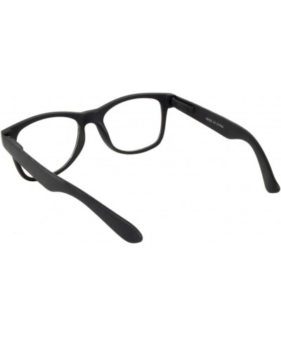 Retro Style Sunglasses 80's Classic Vintage Unisex Nerd Colored Frame OWL ® Clear Black (Matte) $7.78 Rimless