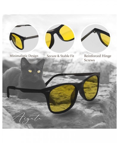 Polarized Unisex Mirror Sunglasses for Men Women, UV Protection, Fashion Trendy Cat Eye, Retro Shades Blue+green+yellow $12.4...