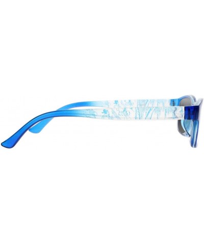 Men women Chinese Style Rectangle Photochromic Transition Reading Glasses +1.0~+4.0 Blue $37.50 Rectangular