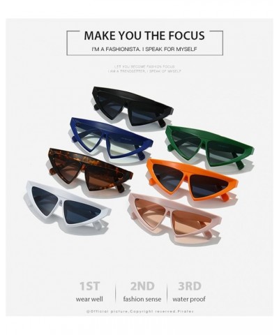 Trendy Triangle Men's And Women's Sunglasses Outdoor Vacation Party Sunglasses Gift G $10.52 Designer