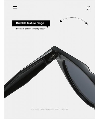 Cat's Eye Trend Rhombus Men's and Women's Sunglasses Outdoor Vacation Decorative Sunglasses Gift E $12.85 Designer