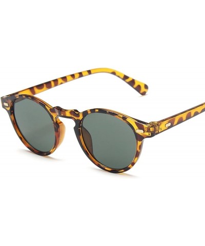 Men and Women Retro Small Frame Sunglasses Outdoor Vacation Decorative Sunglasses (Color : D, Size : 1) 1 B $14.40 Designer