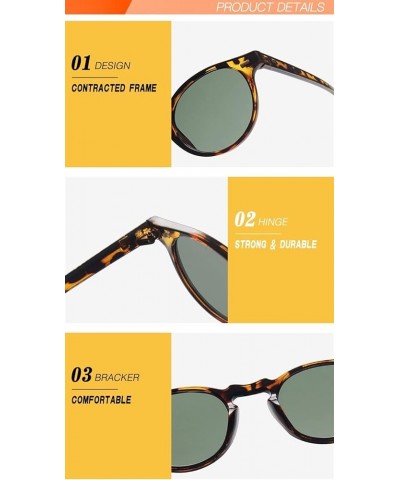 Men and Women Retro Small Frame Sunglasses Outdoor Vacation Decorative Sunglasses (Color : D, Size : 1) 1 B $14.40 Designer