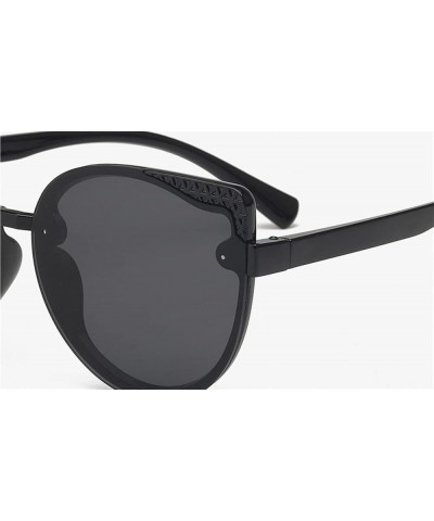 Large Frame Men's Outdoor Sunglasses Vacation Beach Fashion Decorative Sunglasses (Color : A, Size : 1) 1 E $13.98 Designer