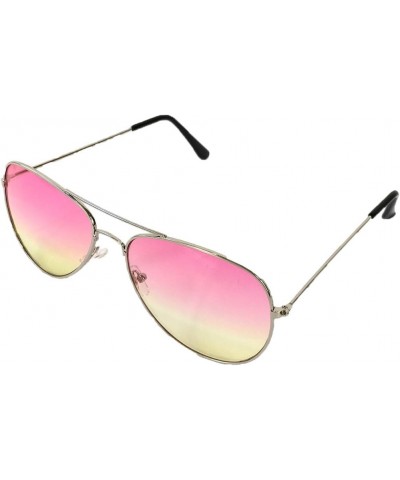 Women's Ombre Dreams 60 mm Aviator Sunglasses, Pink Multi $13.42 Aviator