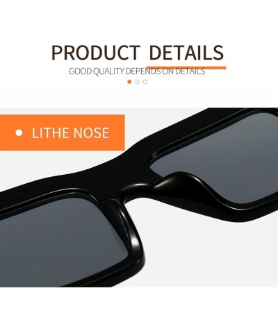 Fashion Retro Men and Women Sunglasses Vacation Driving Photo Decorative Sunglasses (Color : A, Size : 1) 1 F $12.91 Designer