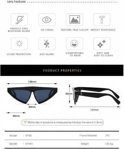 Triangle Men And Women Outdoor Vacation Sunglasses Driving Trendy UV400 Sunglasses Gift 4 $12.98 Designer