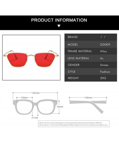 Metal Outdoor Vacation Sunglasses for Men and Women (Color : A, Size : 1) 1A $16.58 Designer