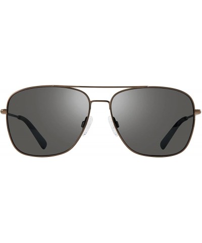 Sunglasses Harbor: Polarized Lens Filters UV, Metal Navigator Frame Gunmetal Frame With Graphite Lens $63.24 Aviator