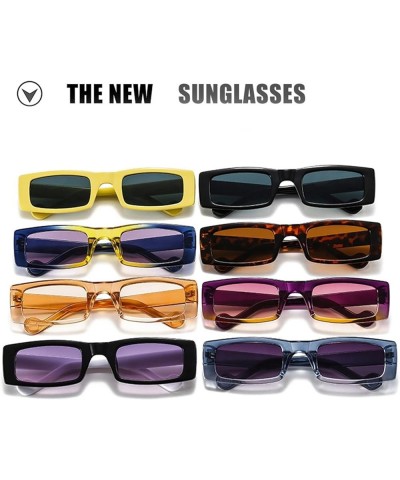 Small Frame Hip Hop Men's and Women's Sunglasses, Outdoor Vacation Beach Glasses (Color : H, Size : Medium) Medium A $17.84 D...