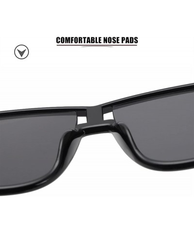 Retro Large Frame Men's and Women's Outdoor Holiday Sunglasses Sunglasses (Color : D, Size : Medium) Medium C $16.10 Designer