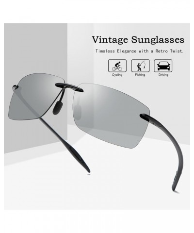 Polarized Sunglasses for Men and Women, Lightweight Sports Sunglasses with UV Protection for Driving Gray $11.86 Sport