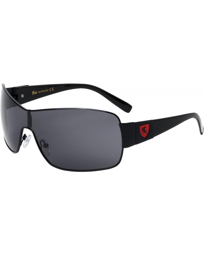 Impact - One Piece Shield Sunglasses Black $18.85 Wayfarer