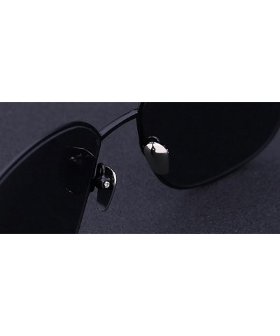 Cat Eye Women Fashion Designer Sunglasses Metal Frame Colored Lens 86009 Fire Mirror $8.83 Cat Eye