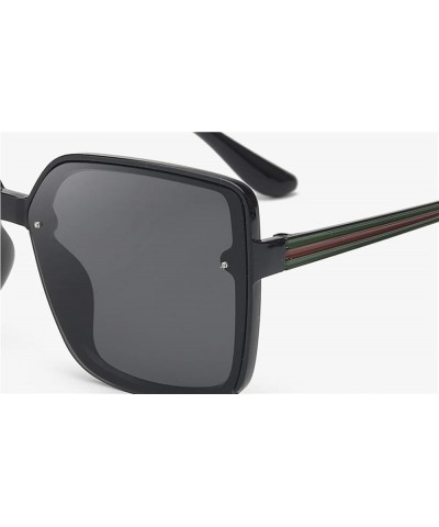 Square Large Frame Men and Women Personality Trendy Photo Sunglasses (Color : B, Size : 1) 1A $14.45 Designer