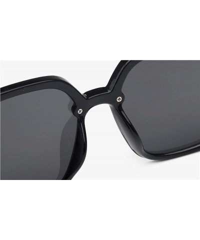 Square Large Frame Men and Women Personality Trendy Photo Sunglasses (Color : B, Size : 1) 1A $14.45 Designer