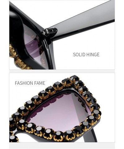 Square Cat Eye Fashion Woman Sunglasses Beach Vacation Party Decorative Sunglasses (Color : B, Size : 1) 1 C $12.98 Designer