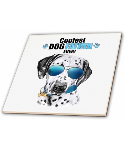 Add Cool Sunglasses to a Sweet Dalmatian Dog for Dog Lover Dads - Tiles (ct-381585-7) 8-Inch-Ceramic $21.11 Designer