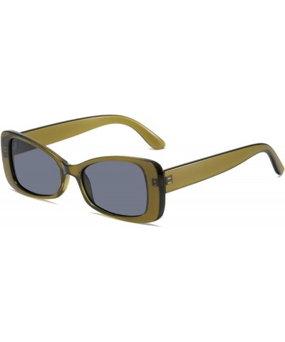 Small Square Box Fashion Retro Sunglasses Men and Women cat Eye Glasses Outdoor (Color : C, Size : 1) 1 B $17.60 Designer