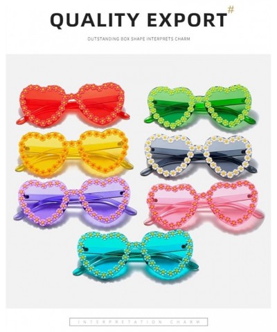 Funny Party Women Sunglasses, Heart Shaped Holiday Beach Party Glasses (Color : A, Size : Medium) Medium D $14.53 Designer