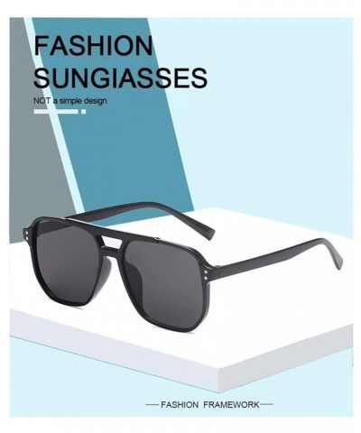 Outdoor Vacation Men's Women's Sunglasses Beach Decorative Trendy UV400 Sunglasses Gift 1 $13.57 Designer