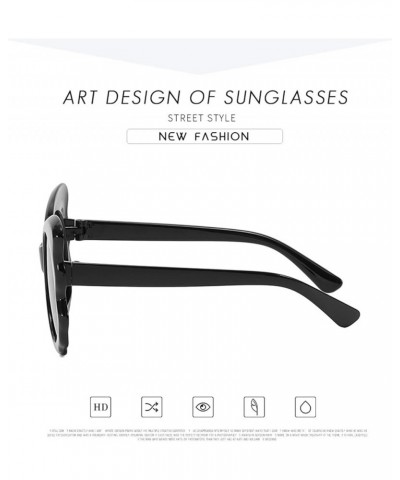 Fashion Large Frame Retro Punk Men and Women Outdoor Decorative Sunglasses (Color : E, Size : 1) 1 G $18.20 Designer