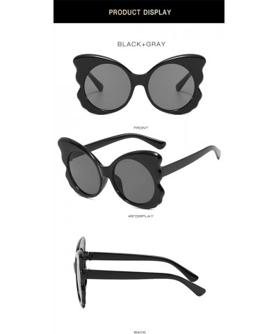 Fashion Large Frame Retro Punk Men and Women Outdoor Decorative Sunglasses (Color : E, Size : 1) 1 G $18.20 Designer