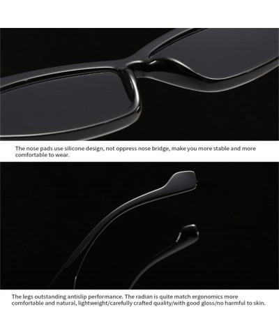 Punk Sunglasses Woman Small Frame Polygon Sun Glasses Female Gradient Color Eyewear C1 Black Gray $15.57 Rectangular