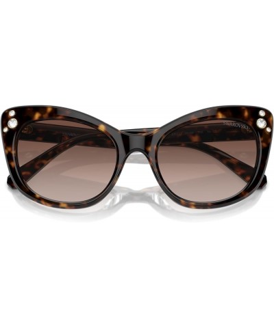 Women's Sk6020 Square Sunglasses Black/Dark Grey $59.45 Oversized