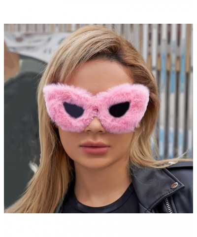 Y2k Accessories Cute Sunglasses Womens Sunglasses Trendy Y2K Glasses Oversized Sunglasses Womens Wrap Around Pink $9.97 Overs...