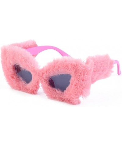 Y2k Accessories Cute Sunglasses Womens Sunglasses Trendy Y2K Glasses Oversized Sunglasses Womens Wrap Around Pink $9.97 Overs...