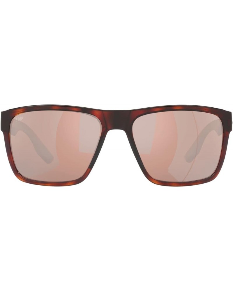 mens Paunch Xl Square Sunglasses Tortoise/Copper Silver Mirrored Polarized-580p $71.54 Square