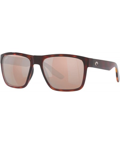 mens Paunch Xl Square Sunglasses Tortoise/Copper Silver Mirrored Polarized-580p $71.54 Square