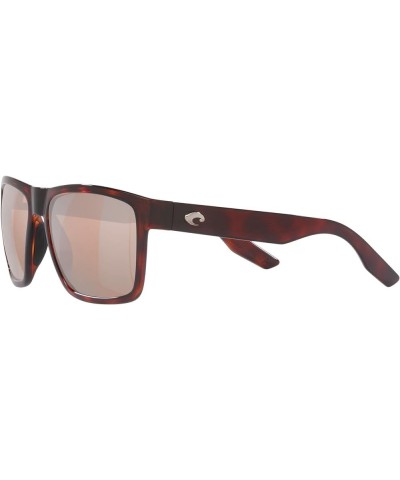 mens Paunch Xl Square Sunglasses Tortoise/Copper Silver Mirrored Polarized-580p $71.54 Square