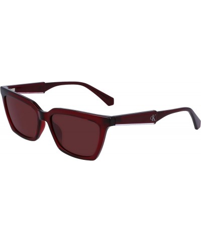 Jeans Men's Modern Sunglasses 603 Burgundy $34.02 Designer