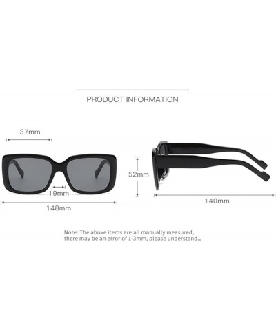 Small Frame Square Men and Women Outdoor Vacation Driving Sports Sunglasses (Color : D, Size : 1) 1 C $13.34 Sport