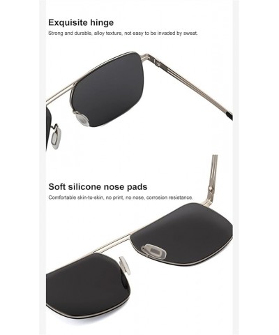 Polarized Men and Women Driving Sunglasses Outdoor Sun Shading Beach Glasses (Color : B, Size : Medium) Medium B $21.90 Designer