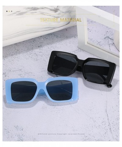 Square Frame Sunglasses for Men and Women Fashion Outdoor Vacation Beach Sunglasses (Color : A, Size : Medium) Medium A $20.8...