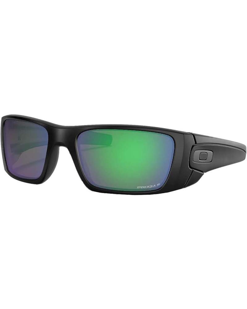 Men's OO9096 Fuel Cell Rectangular Sunglasses Matte Black $87.30 Designer