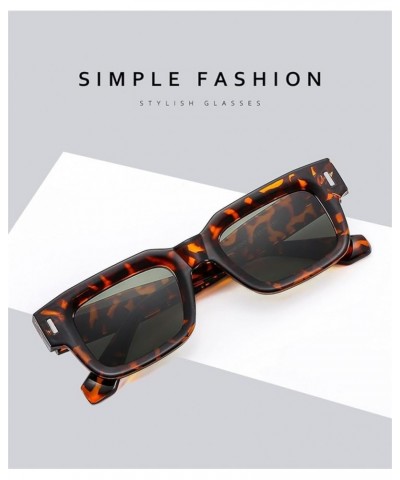 Square Men's and Women's Fashion Outdoor Vacation Sunglasses (Color : B, Size : 1) 1 E $14.03 Designer