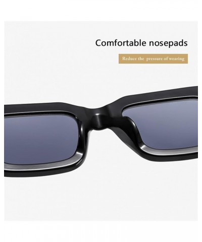 Square Men's and Women's Fashion Outdoor Vacation Sunglasses (Color : B, Size : 1) 1 E $14.03 Designer