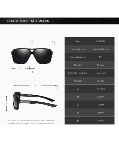 Mens Oversized Polarized Sunglasses Outdoor Driving Aviator Sun Glasses D167 8 $11.00 Oval