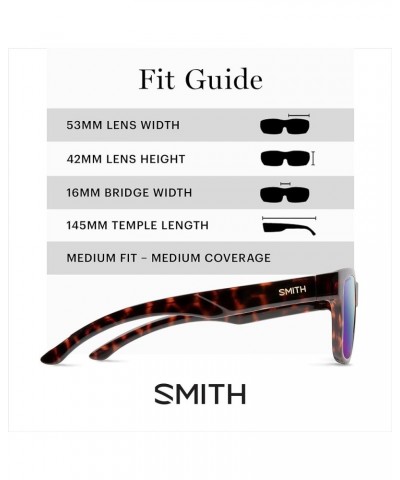 Smith Lowdown Slim 2 Sunglasses Tortoise / Chromapop Polarized Violet Mirror $43.68 Square