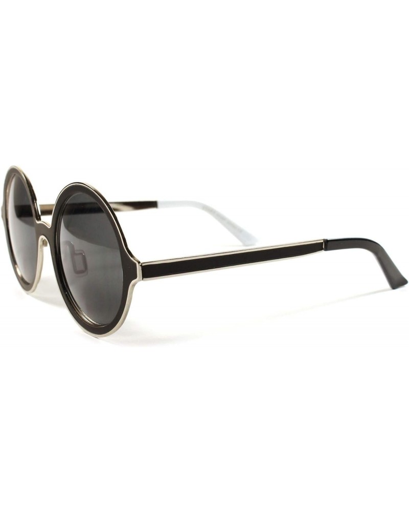 Designer Celebrity Stylish Vintage Retro Metal Round Womens Sunglasses $9.53 Round