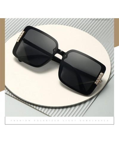 Fashion Large Square Sunglasses Men and Women Outdoor Sports Beach Sunglasses (Color : B, Size : 1) 1 D $17.91 Sport