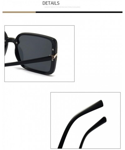 Fashion Large Square Sunglasses Men and Women Outdoor Sports Beach Sunglasses (Color : B, Size : 1) 1 D $17.91 Sport