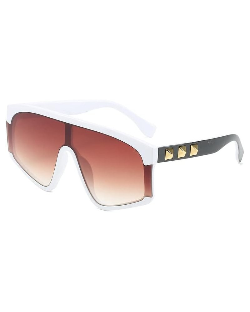 Big Frame Street Shooting Fashion Sunglasses for Men and Women (Color : G, Size : Medium) Medium A $21.22 Designer