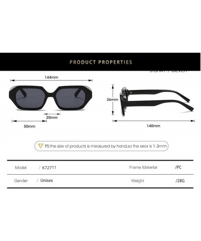 Small Frame Hip-hop Men And Women Outdoor Vacation Sunglasses C $18.11 Designer